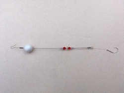Single wire bait arm with float
